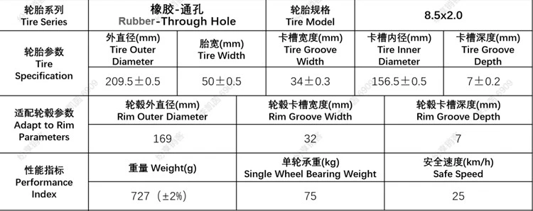 electric scooter rubber tires